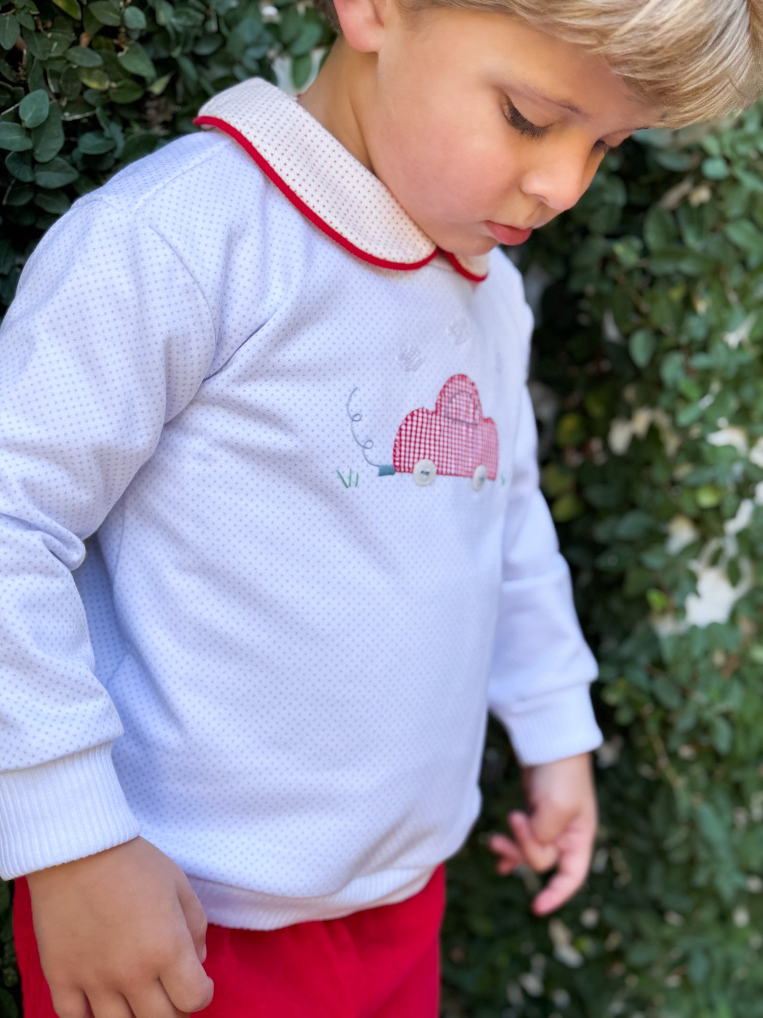 Car Applique Sweatshirt