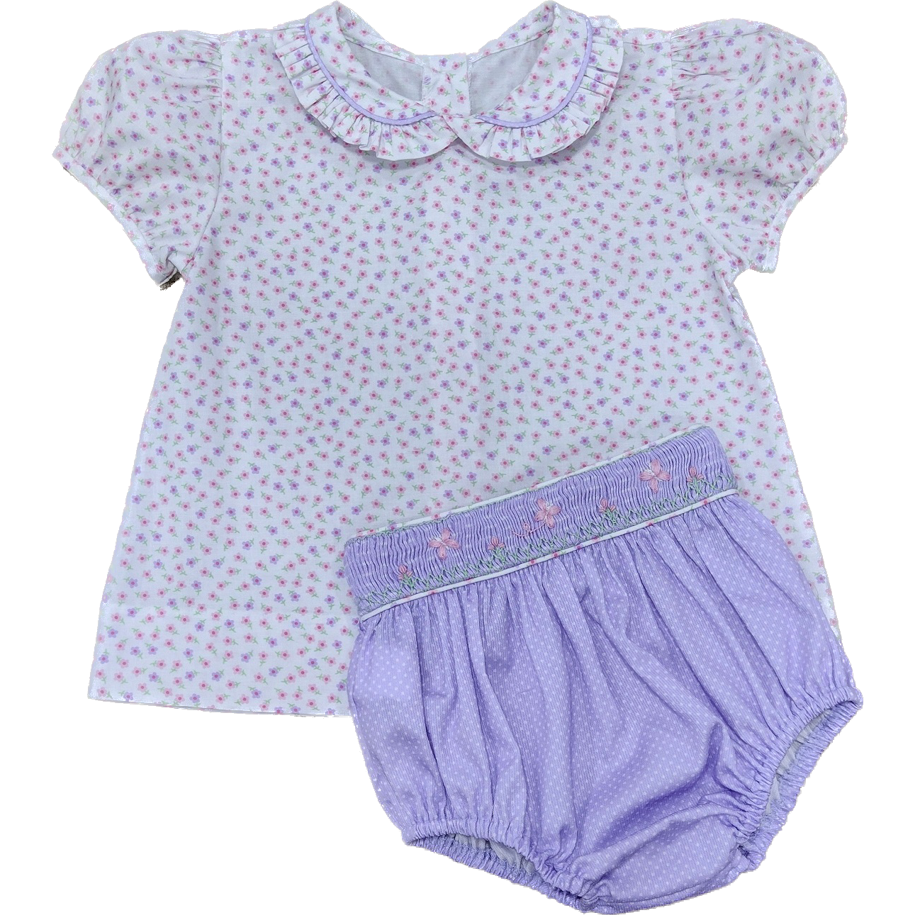 Smocked Butterfly Bloomers