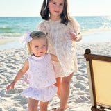 Kathryn Organza Set with Bloomers