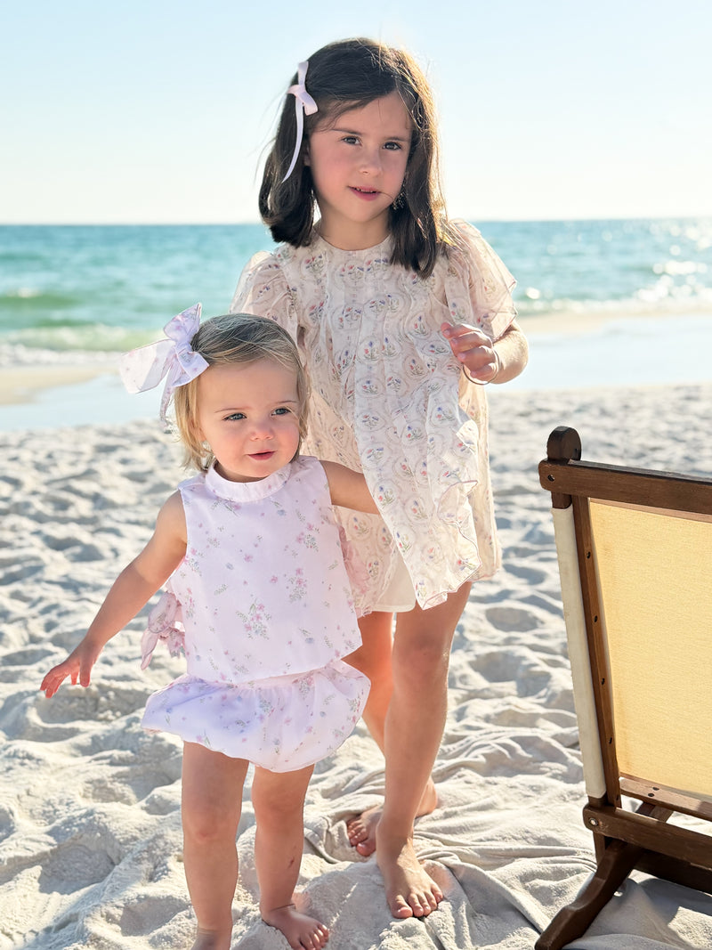 Kathryn Organza Set with Bloomers