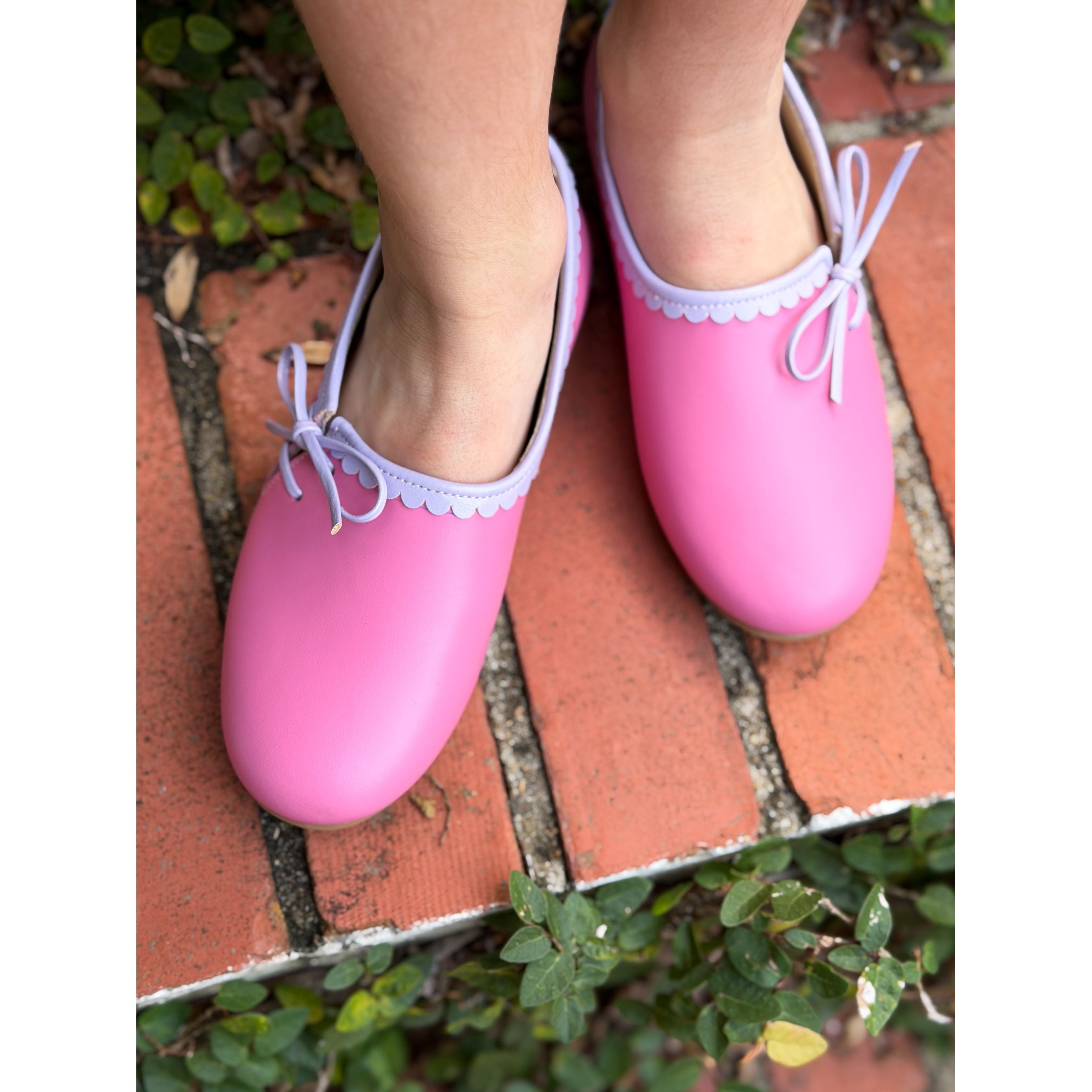 Beatrice Flat in Pink/Purple