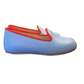 Boys Slipper- Blue/ Red trim