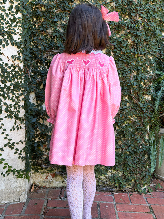 Love You! Pink Dot Dress