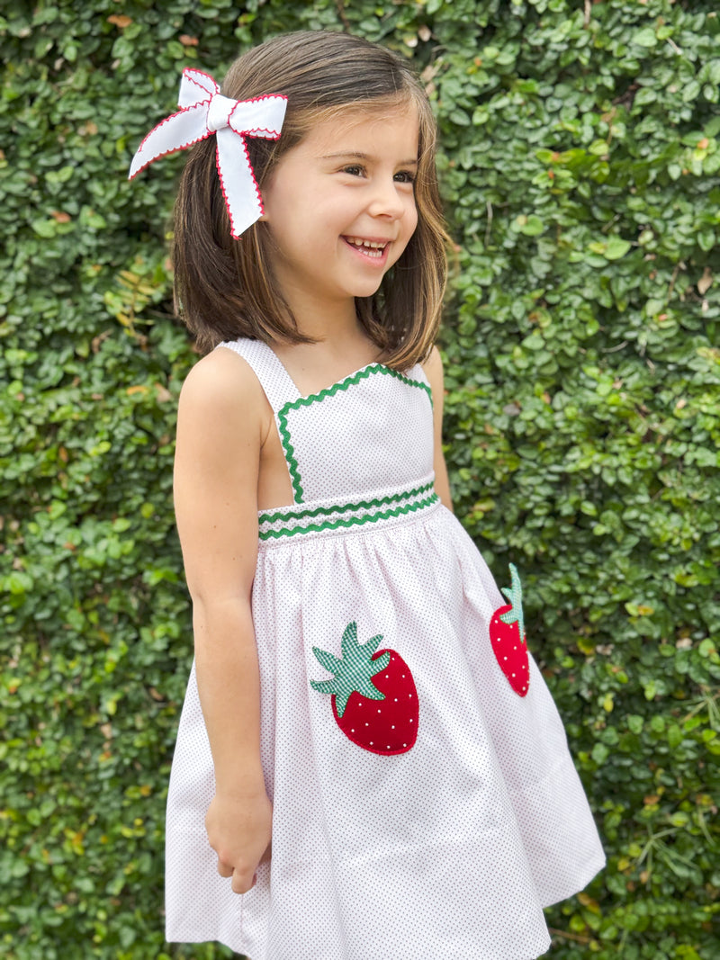 Berries & Bitty Dots Pinafore Pre Order