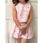 Stargazers Skort Set in Pink Fishing Net