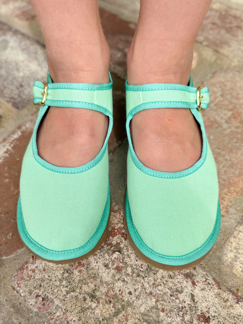 Mary Jane in Powdered Aqua