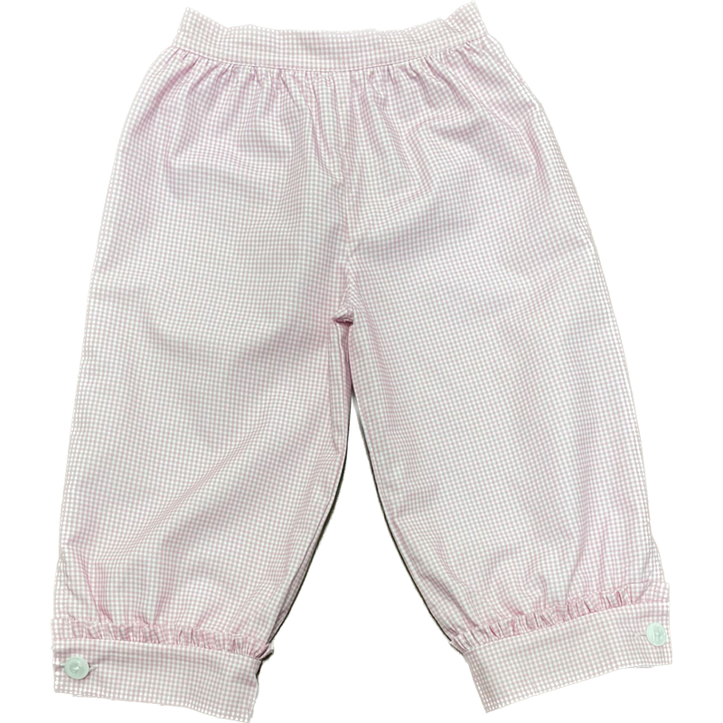 Alice Bloomer Pant- Pink Gingham