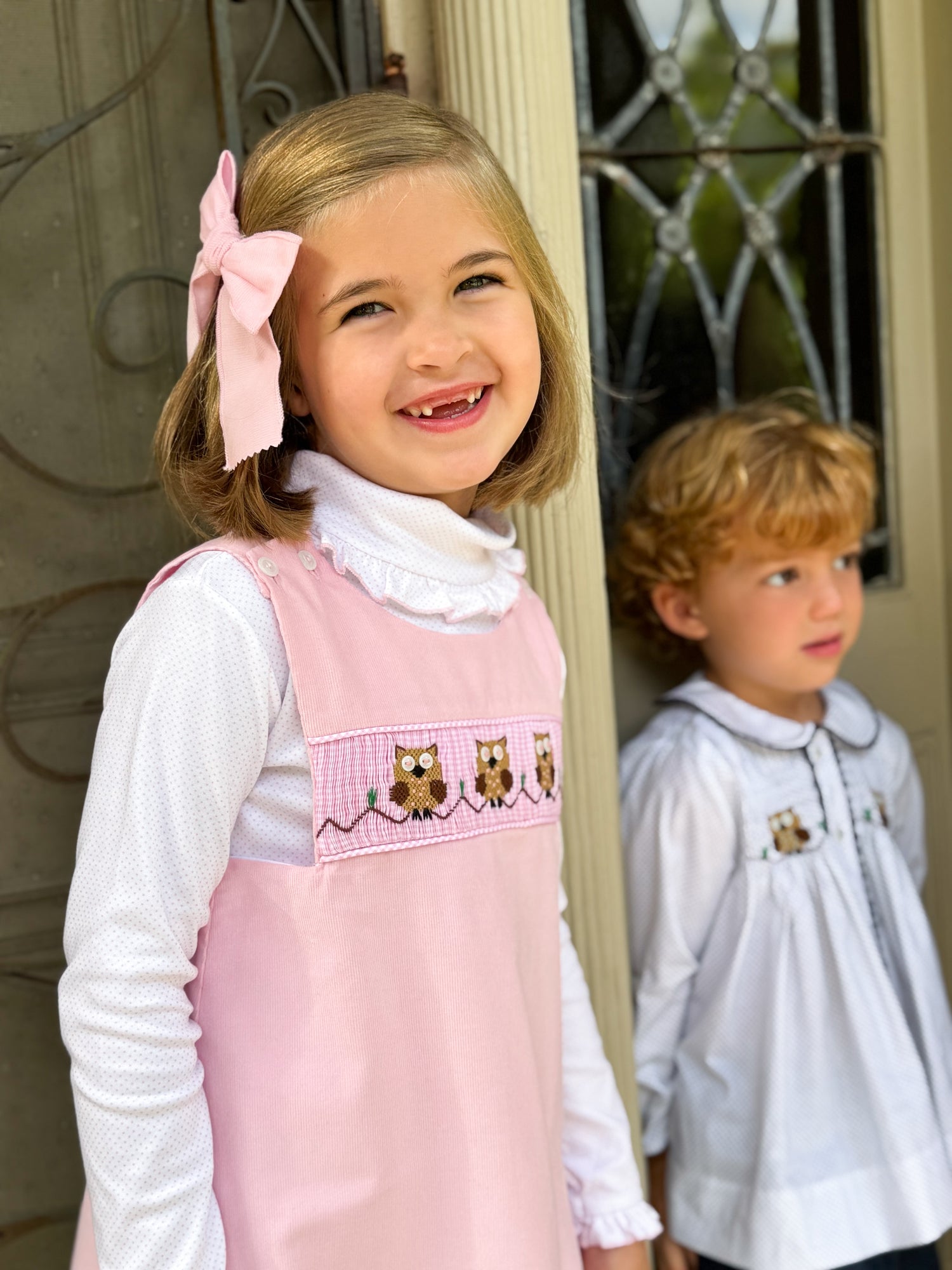 Light Pink Bitty Dot Turtleneck