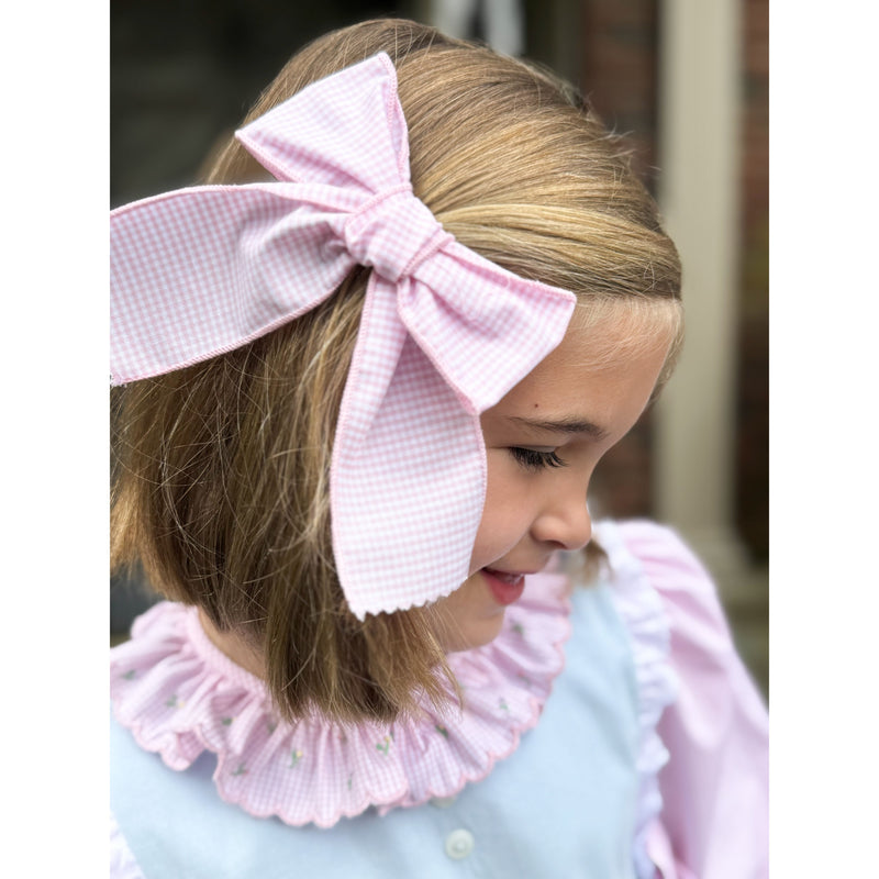 Bow- Pink Gingham