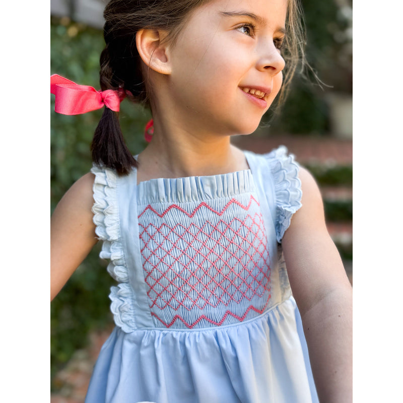 Hand- Smocked Pinafore