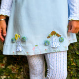 Legging in Blue Posy