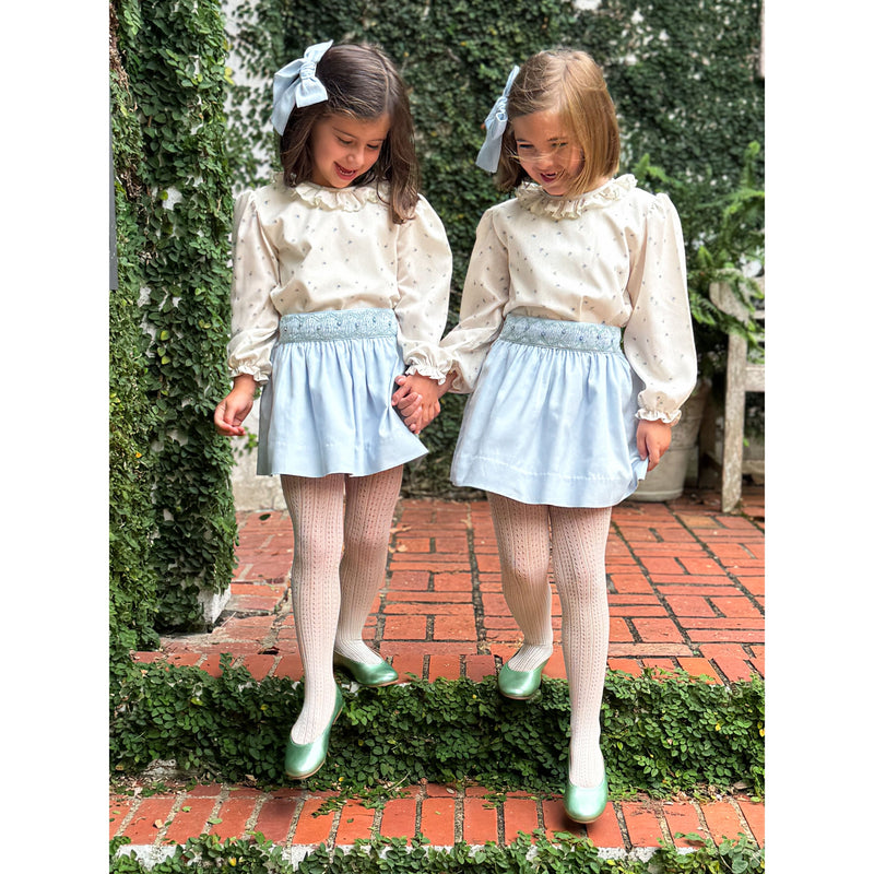 Liv Blouse Blue Posy