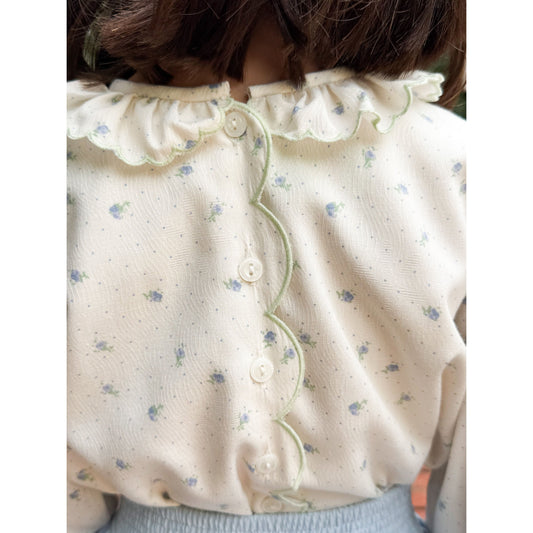 Liv Blouse Blue Posy