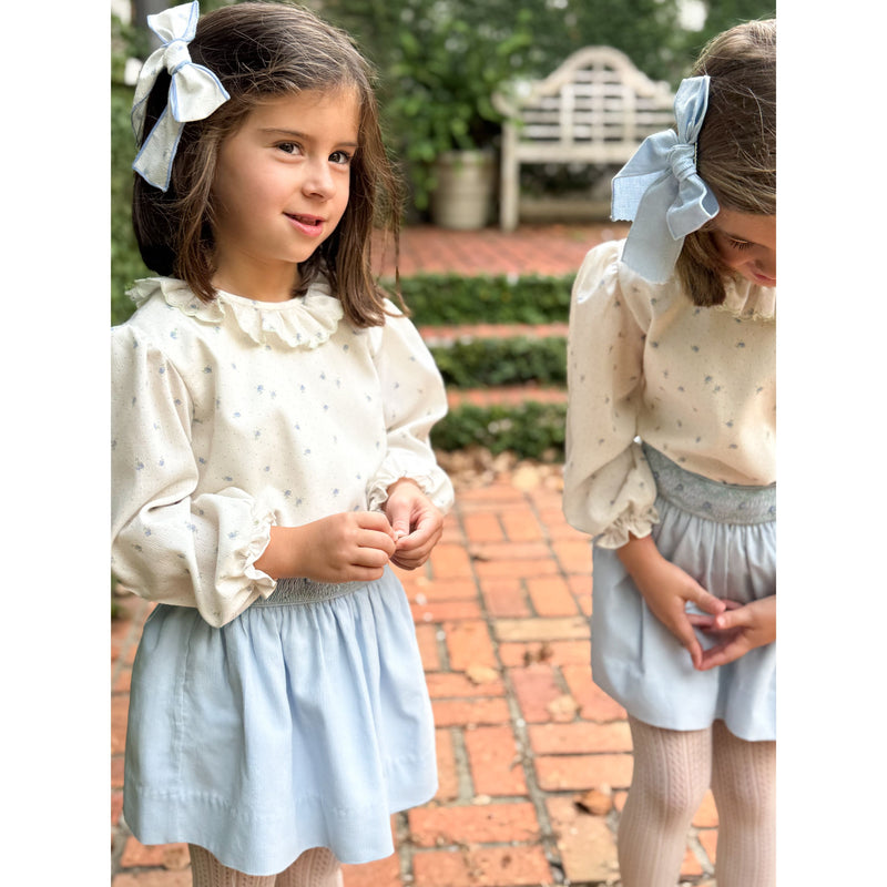 Liv Blouse Blue Posy