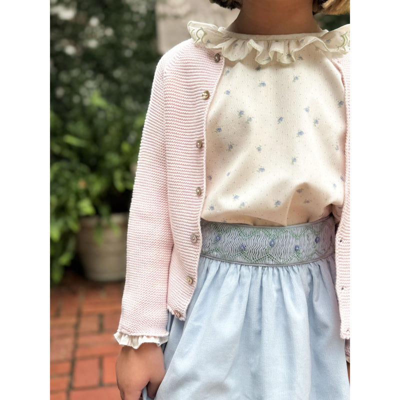 Smocked Posy Skirt