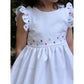 Embroidered Dot Dress