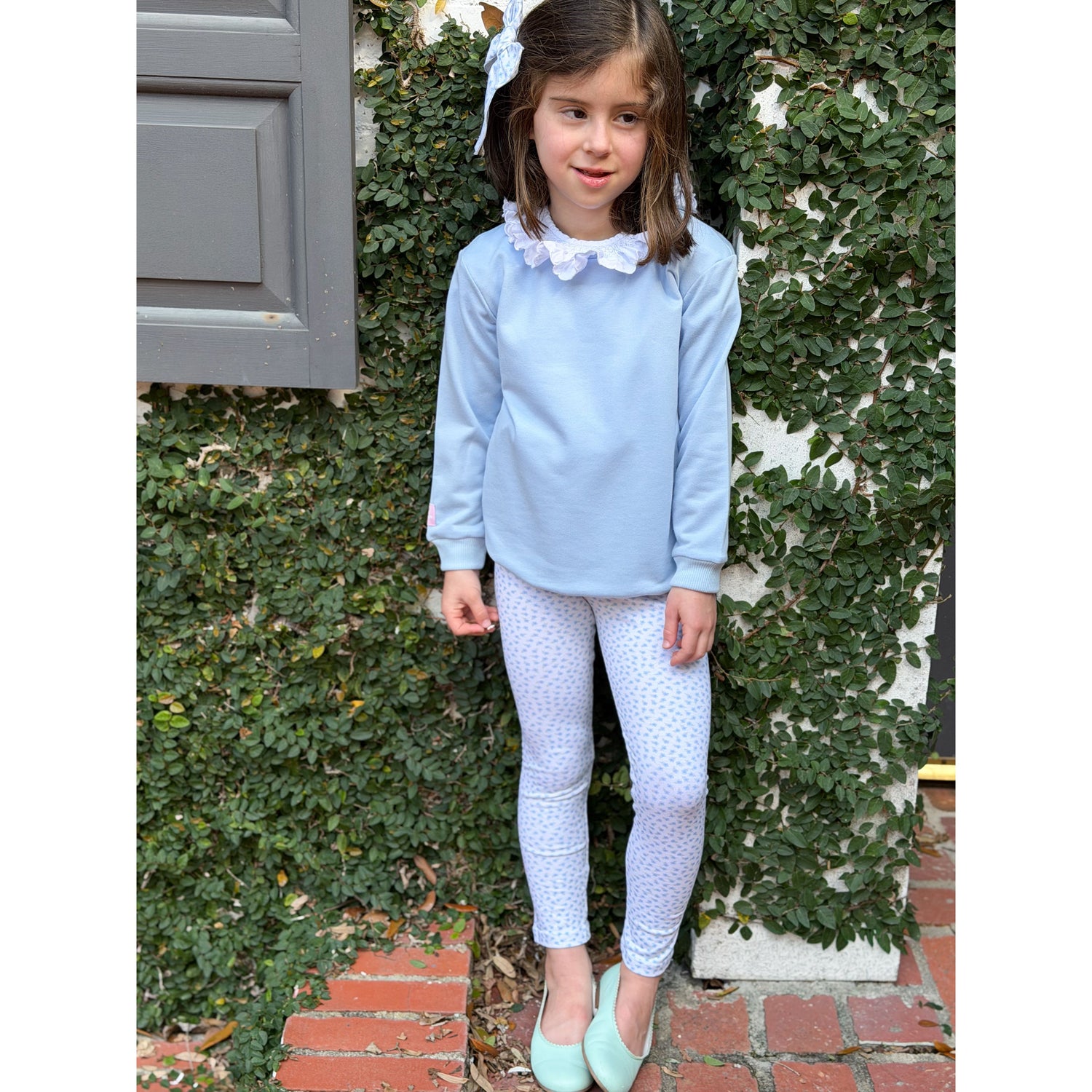 Blue AK Flower Weekender Set