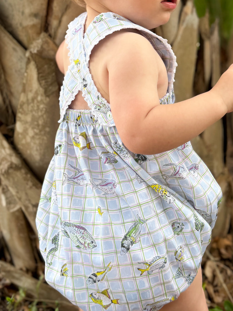 Stargazers Bubble in Blue Fishing Net