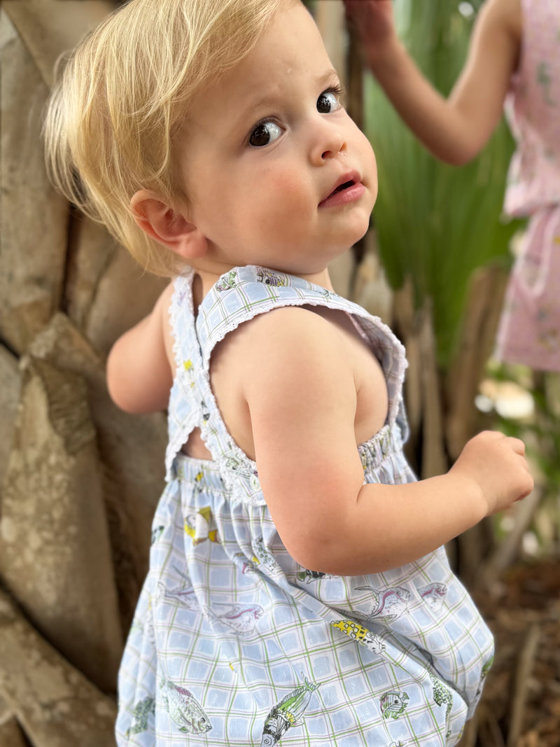 Stargazers Bubble in Blue Fishing Net