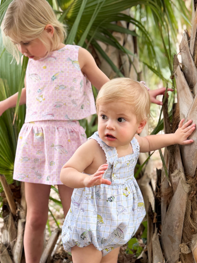 Stargazers Bubble in Blue Fishing Net