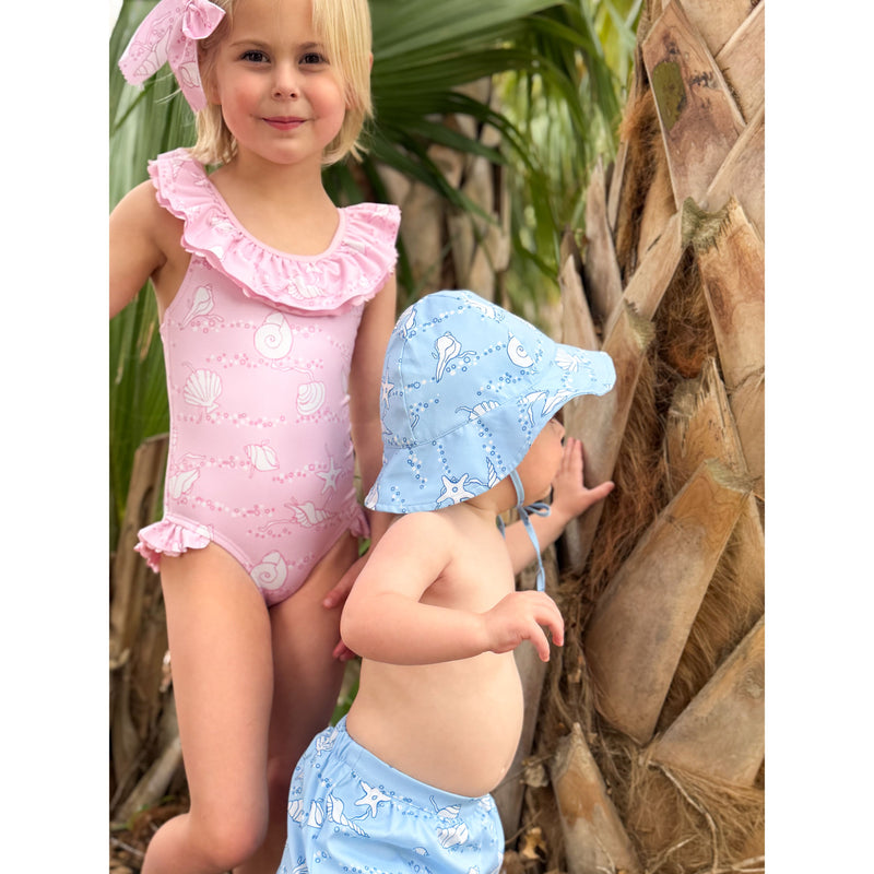 Taylor One Piece in Pink Shell