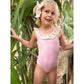 Wick One-Piece in Yellow with Pink Bougainvillea
