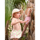 Wick One-Piece in Yellow with Pink Bougainvillea