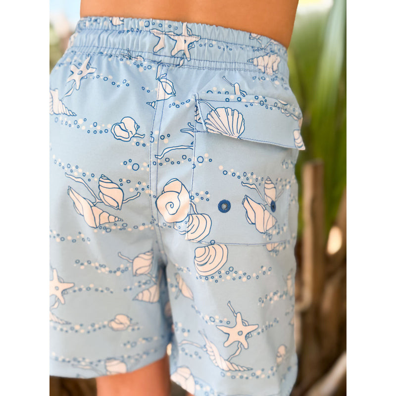 Shirley Swim Shorts in Blue Shell