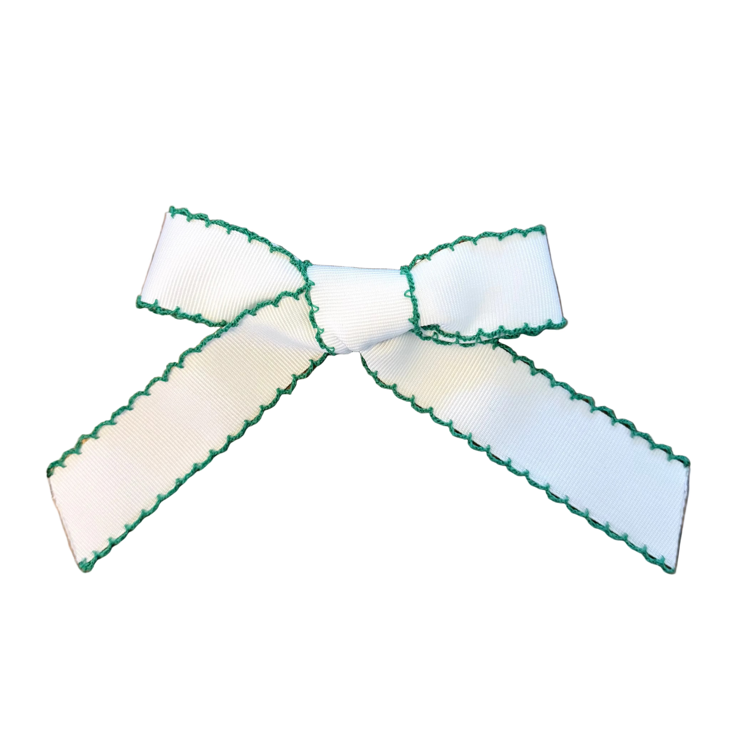 Bow in  Kelly Picot Trim