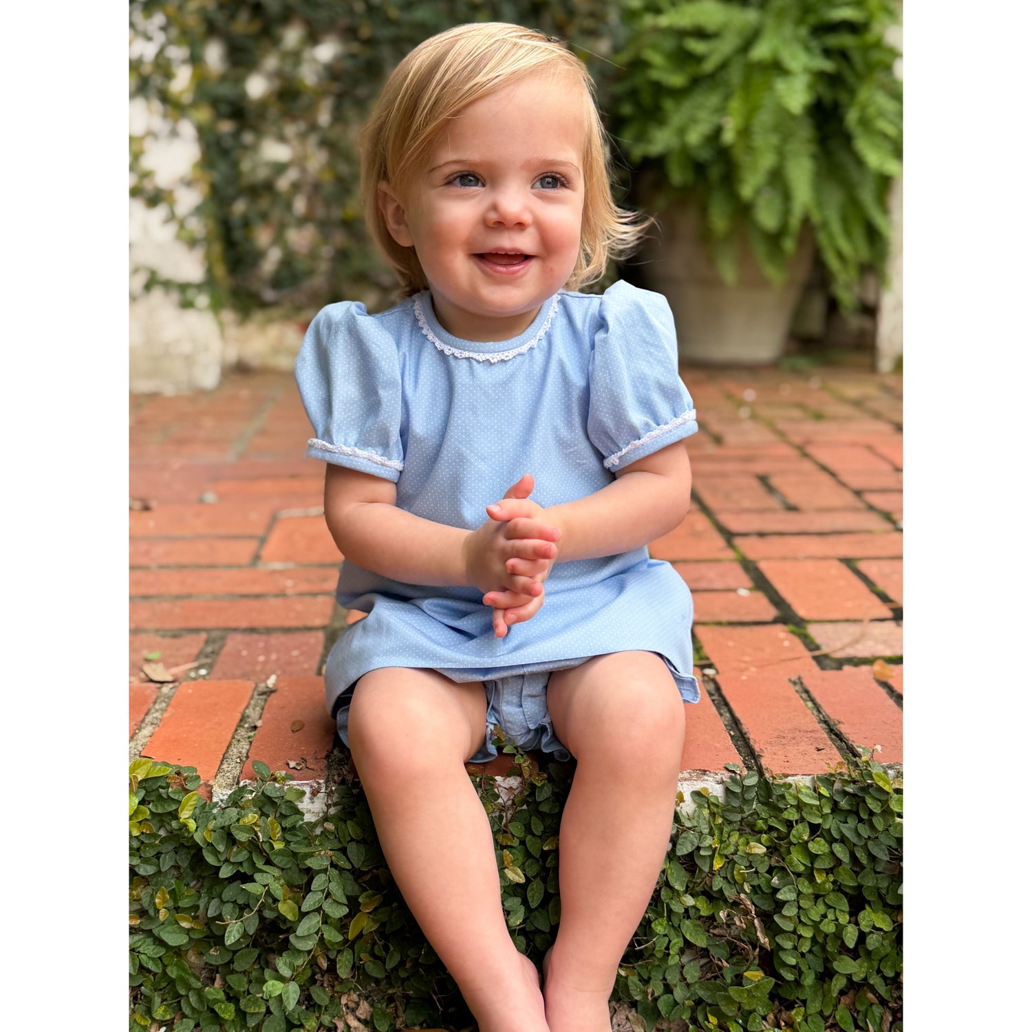 Lane Dress Set- Powder Blue