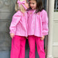 Heart Pocket Pant- Hot Pink