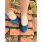 Flat- French Blue Velvet
