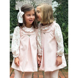 Eleanor Dress, Pink Non Wrinkle Corduroy