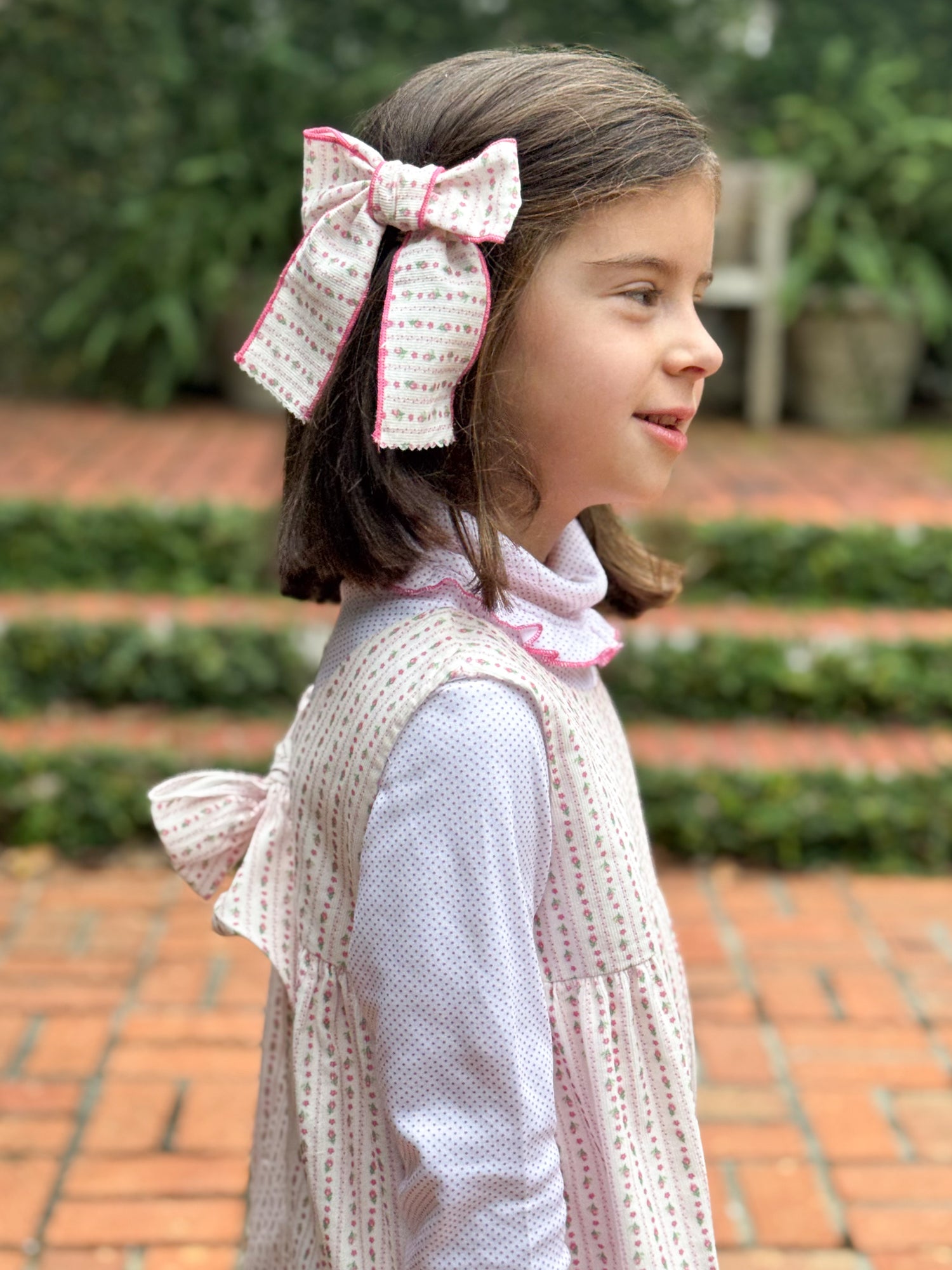 Pink Bitty Dot Turtleneck