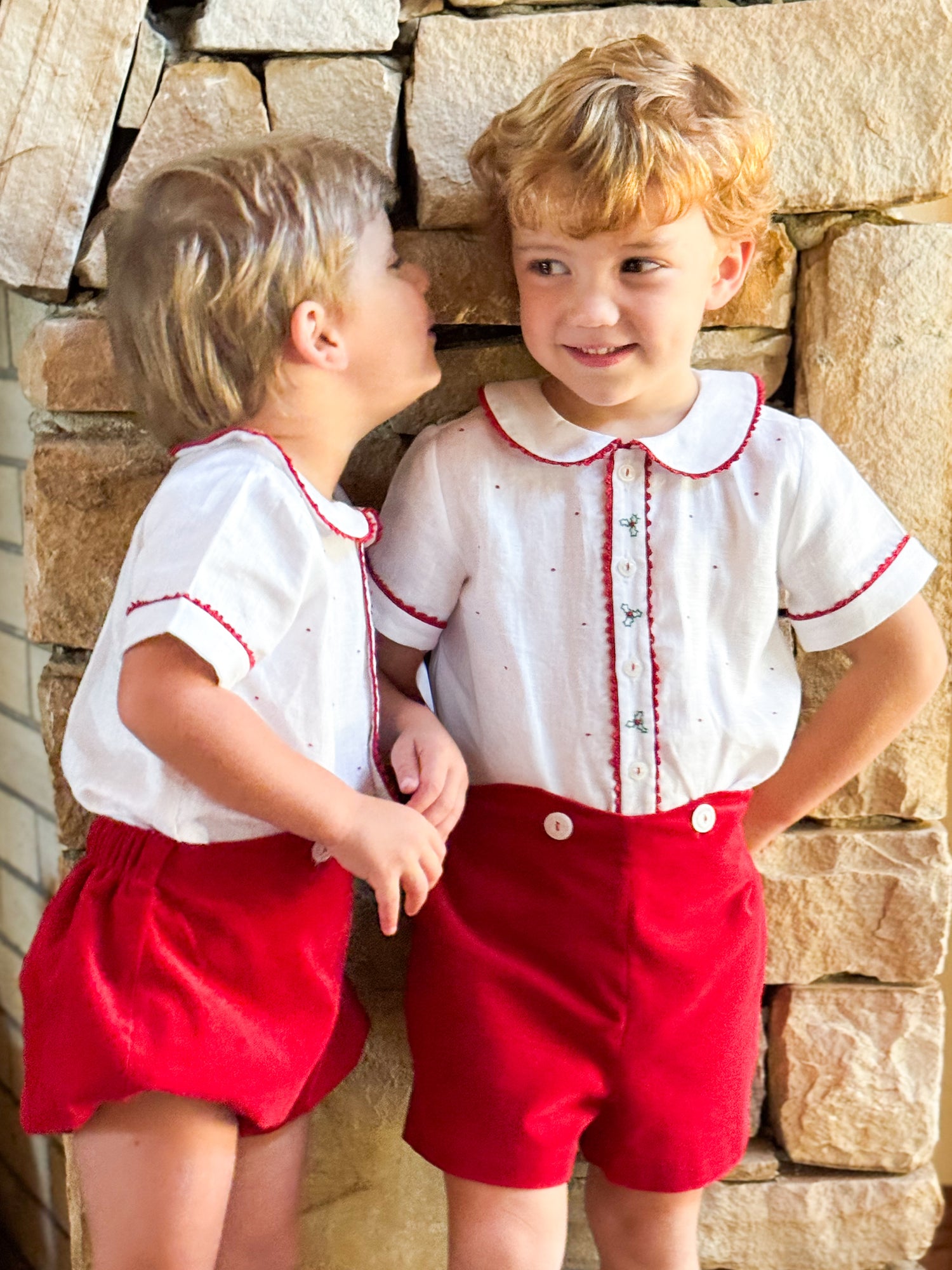 Holly Button On- Boys