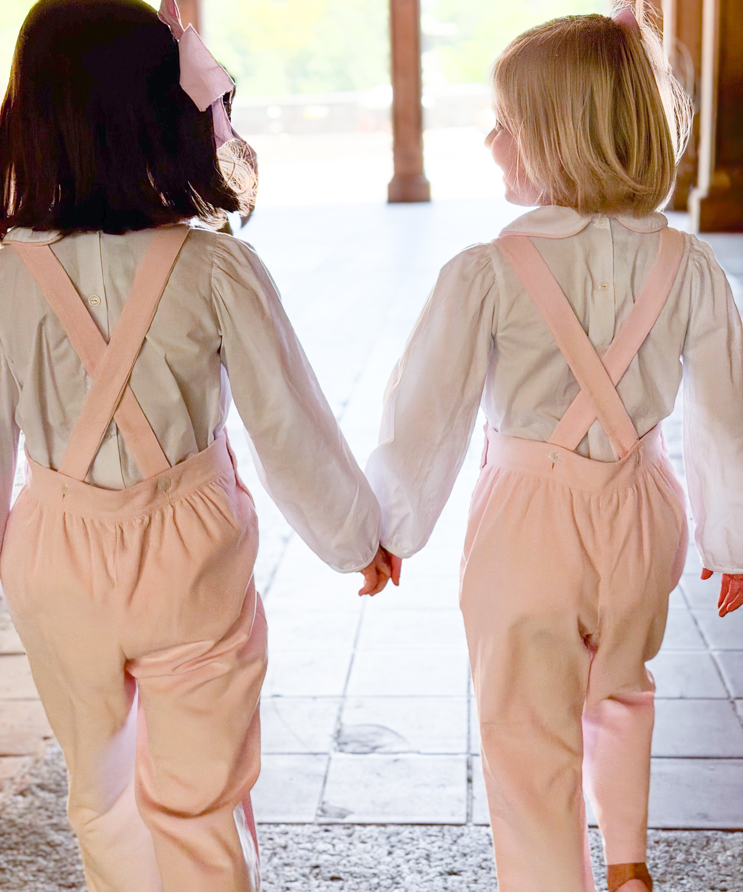 The Bethesda Overall Set in Pink