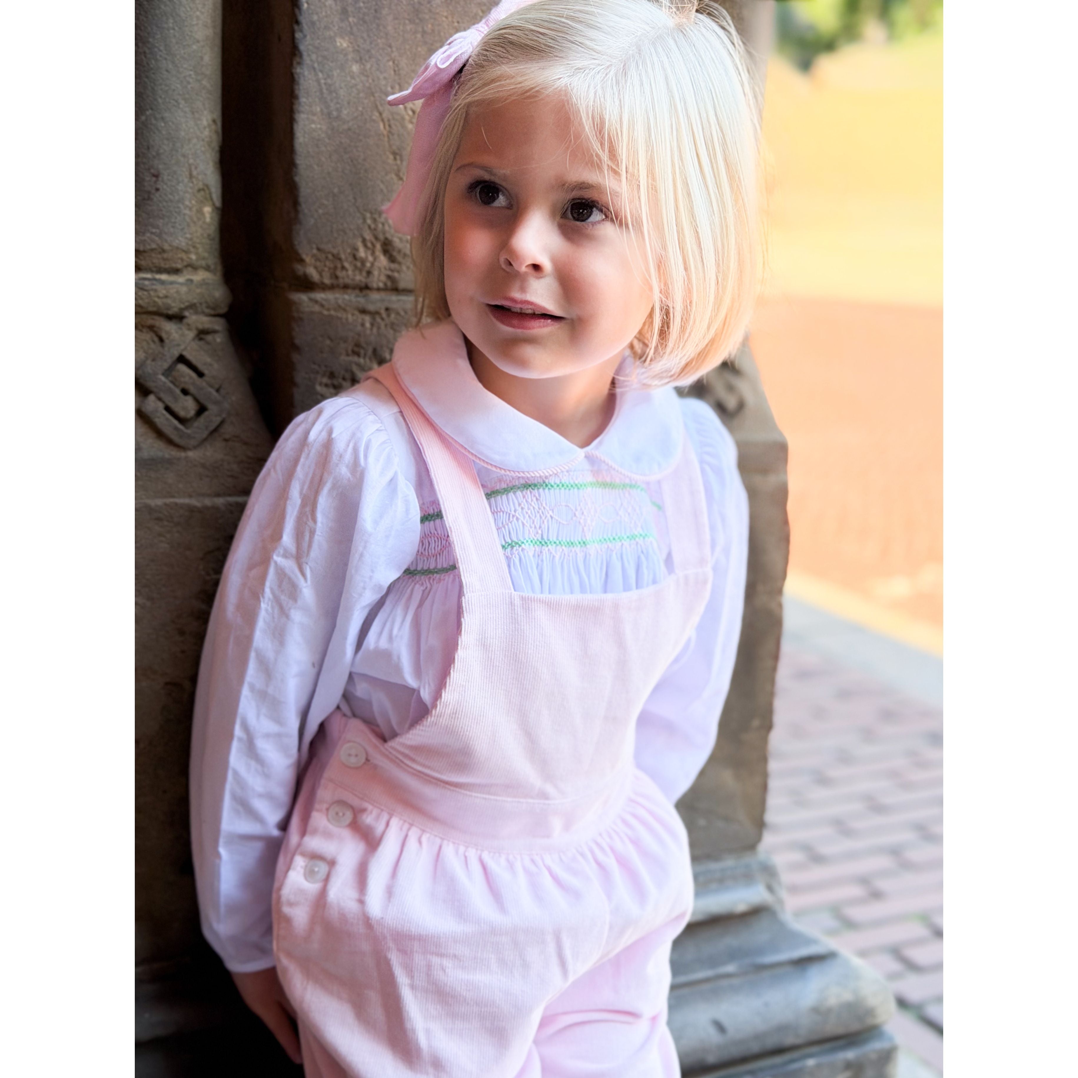 The Bethesda Overall Set in Pink