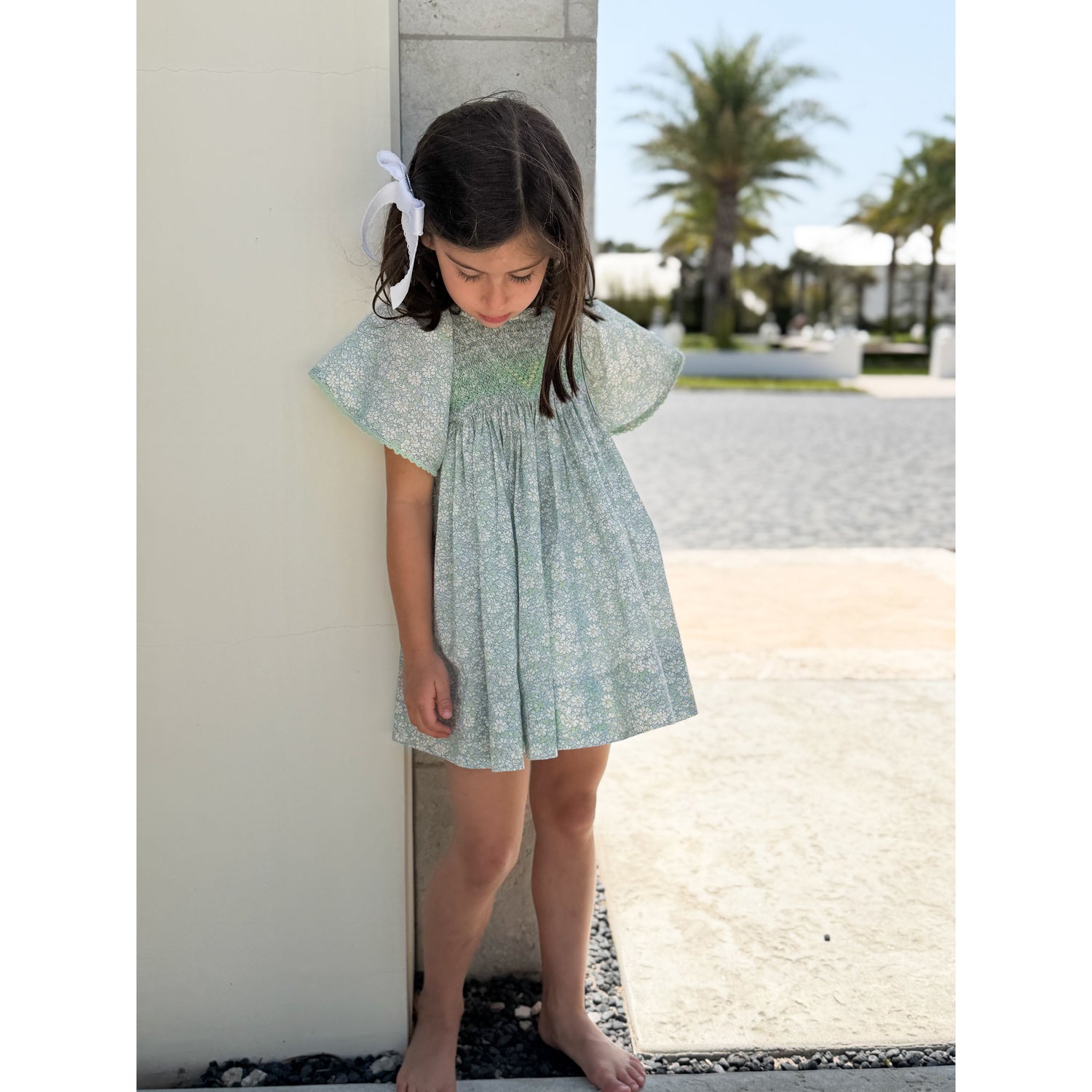 Flutter Sleeve Liberty of London Dress