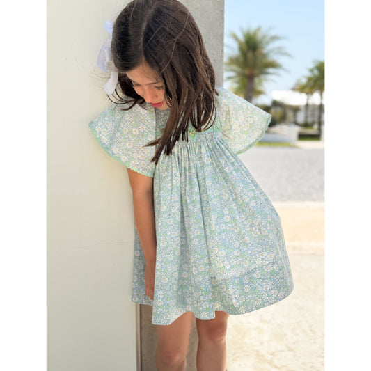 Flutter Sleeve Liberty of London Dress