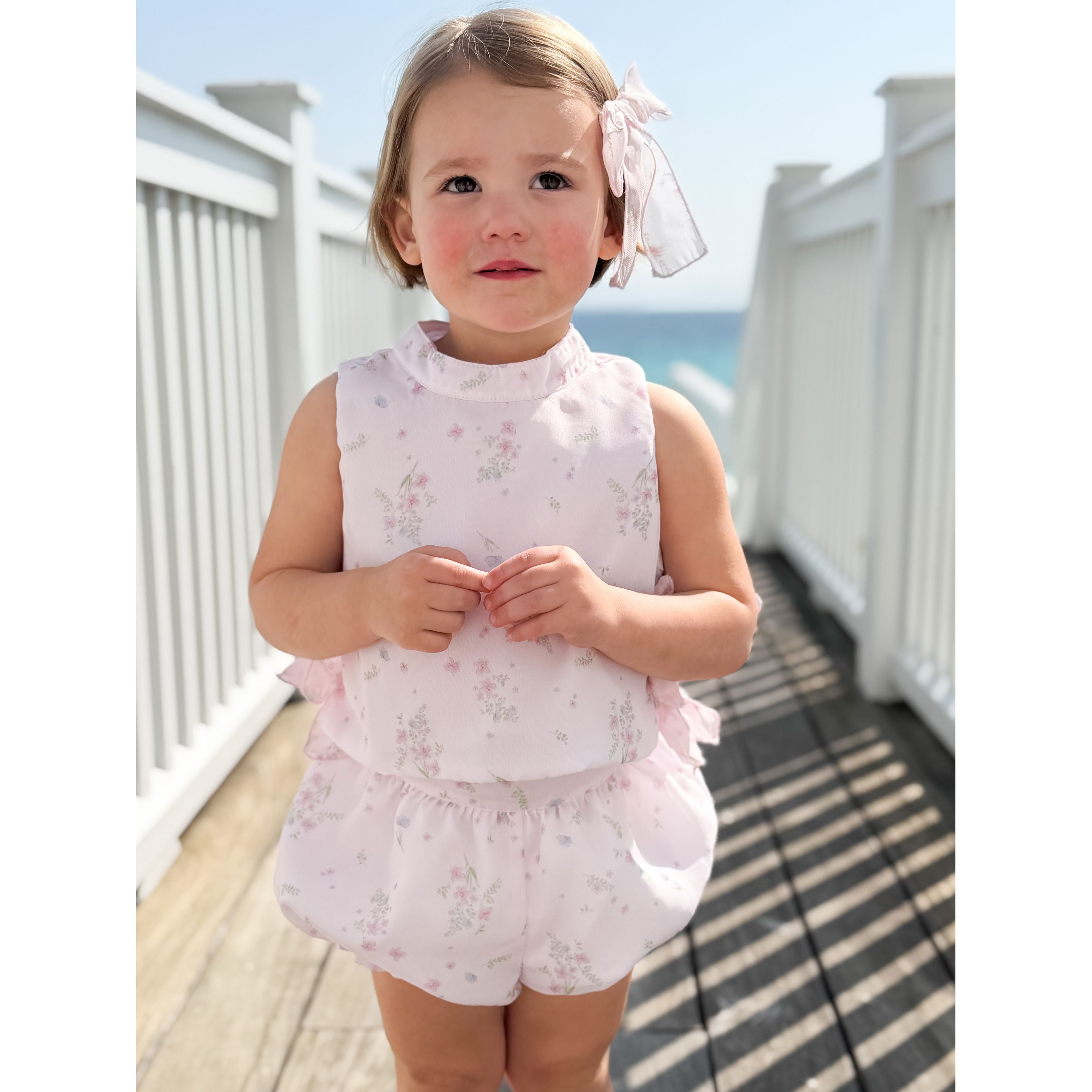 Kathryn Organza Set with Bloomers