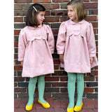 Girls Pink Mouflon Coat