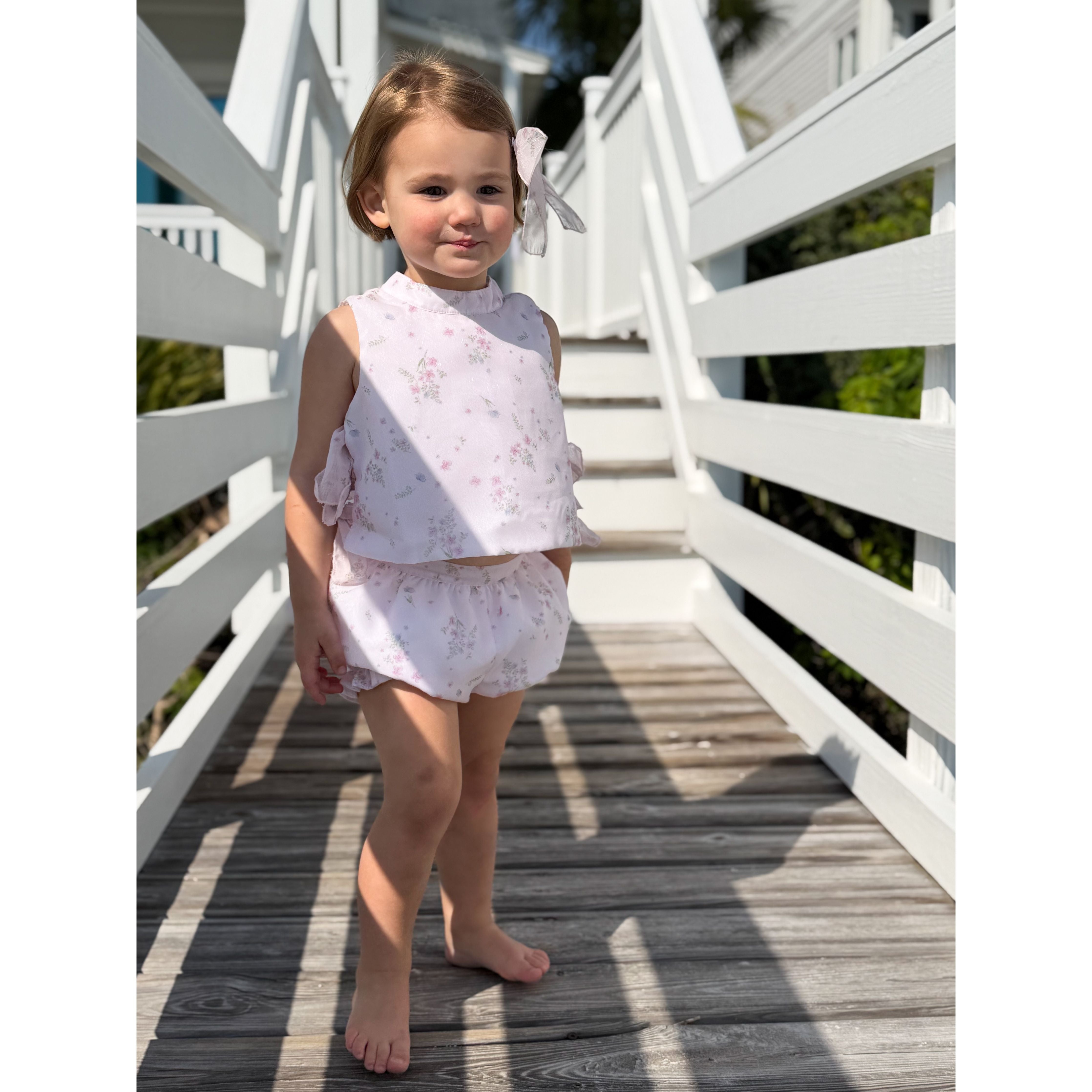 Kathryn Organza Set with Bloomers