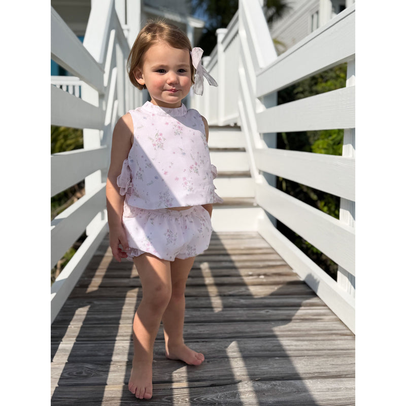 Kathryn Organza Set with Bloomers