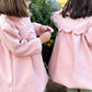 Girls Pink Mouflon Coat