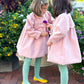 Girls Pink Mouflon Coat