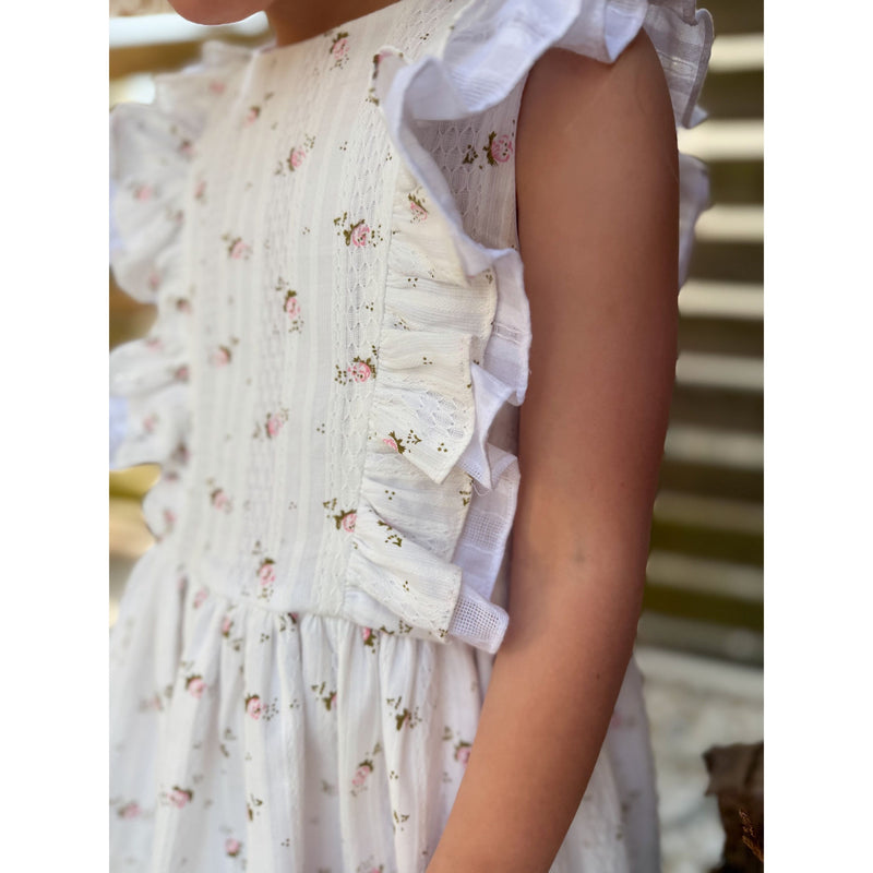 AK Archival Drop Waist Pinafore Dress