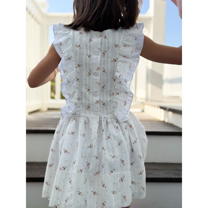 AK Archival Drop Waist Pinafore Dress