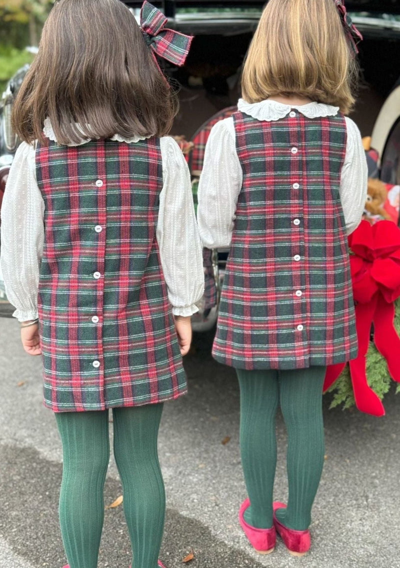 Eleanor Jumper- Christmas Tartan Wool