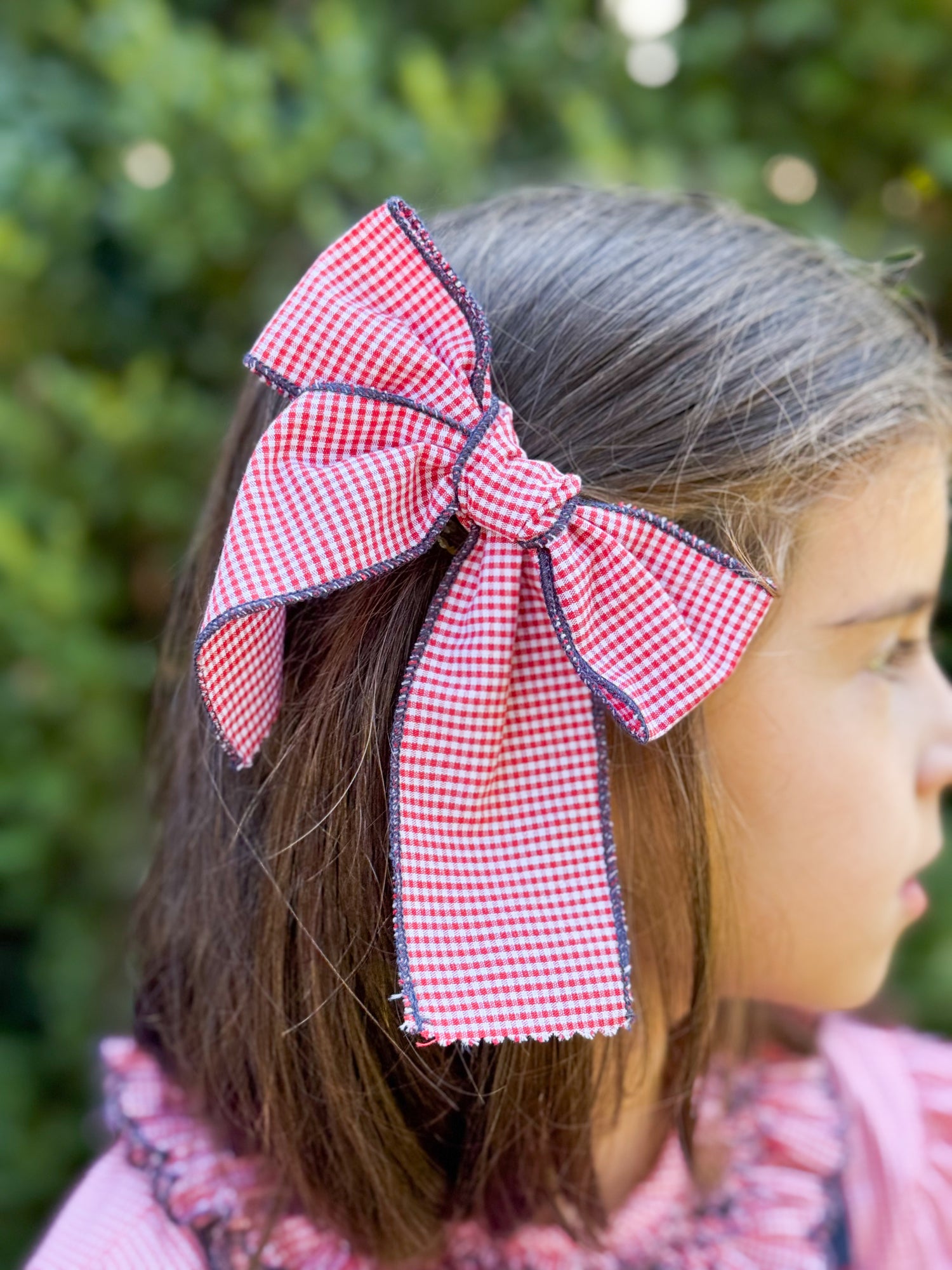 Red/Navy Bow