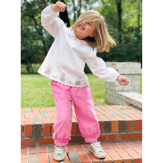 Alice Bloomer Pant- Candy Pink Corduroy